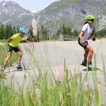 Rollerblading activity in Bessans - HMV - Images des cimes