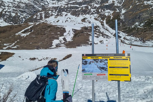 Itinéraire de ski de randonnée Le Claret