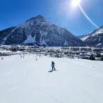 © Redescente en ski de randonnée sur la piste du Claret à Bessans - ©B.Filliol OT HMV