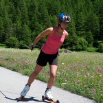 Ski-wheels in Bessans - © Pascal Bison