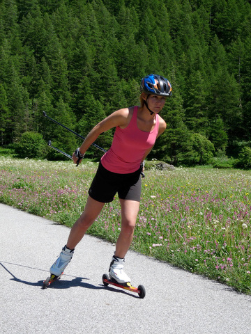 Ski-wheels in Bessans - © Pascal Bison