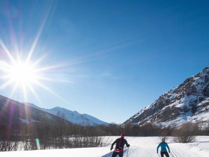 Nordic skiing in Bessans Haute Maurienne Vanoise - HMVT Dylan Cuvelier