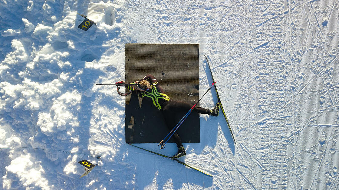 © Stade de Biathlon de Bessans hiver - D.Cuvelier - OT HMV