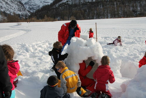 Corso di neve nordica a La Bessannaise