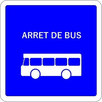Bus stop N°201 : La Bessanaise - road law