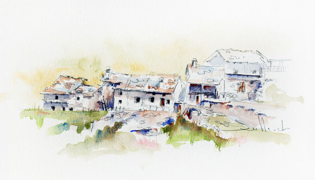 © Stage d'initiation à l'aquarelle - Christine Jumelle