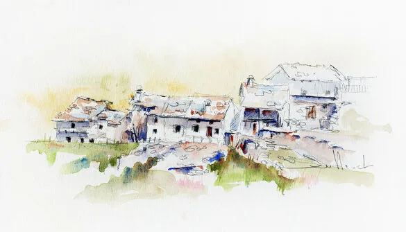 Watercolor Hike