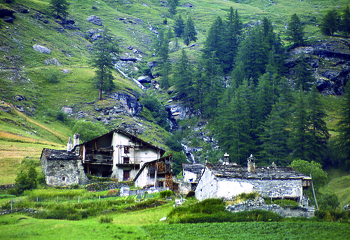 © Le hameau des Vincendières à Bessans - P.Huart/HMVT