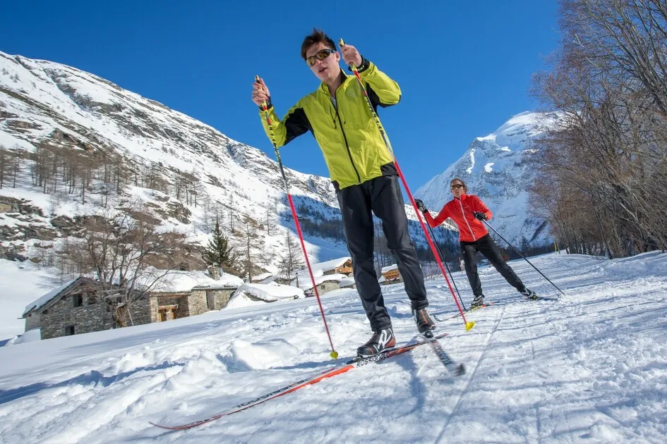 The hamlets of Bessans in winter, la Goulaz - HMVT/Alban Pernet