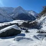© Snowy landscape in Bessans - O Trompette