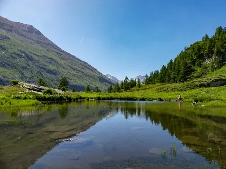 Lac de Soliet trail through the Ribon valley