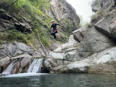 Sortie canyoning au canyon de l'Ecot