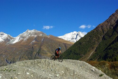 Recreatieve mountainbikeroute van Bessans