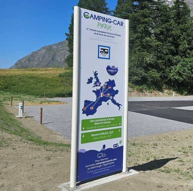 © Aire de camping-car à Bessans - Mairie de Bessans