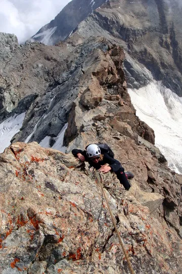 © Alpinisme avec le Bureau des guide bessans - Laurent Boniface