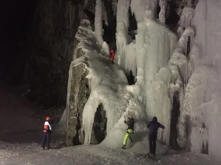 Ice climbing discovery and improvement