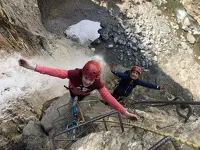 © Via ferrata avec le Bureau des Guides Bessans - Ildiko Kiss