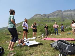 © Méditation taoïste à Bessans - Marion Lett