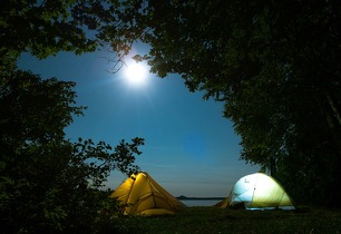 Soirée disco camping