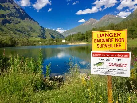 Fishing lakes in Bessans