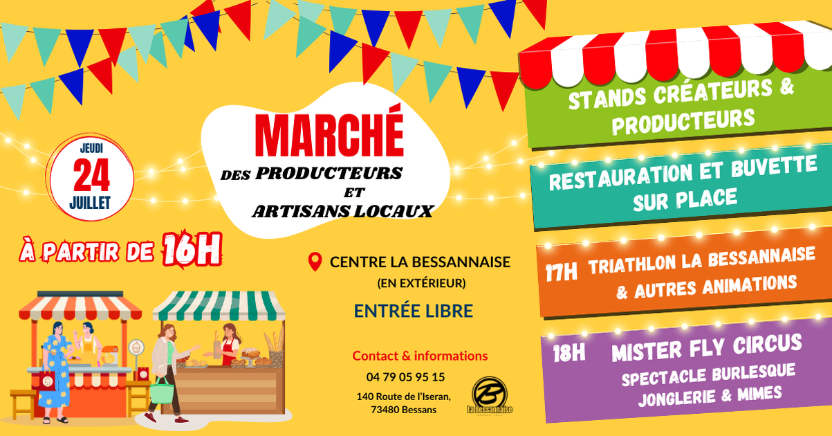 © Marché des producteurs et artisans locaux de La Bessannaise_Bessans - La Bessannaise
