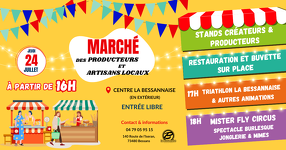 © Marché des producteurs et artisans locaux de La Bessannaise_Bessans - La Bessannaise