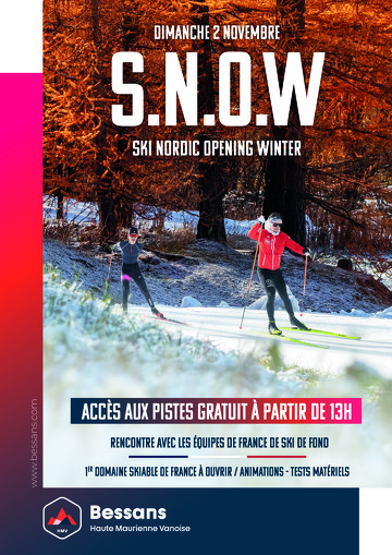 © S.N.O.W : Ski Nordique Opening Winter à Bessans - OTHMV
