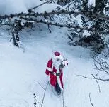 © Arrivée du Père Noël à Bessans - B.Filliol - OTHMV