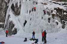 © Cascade de glace de la Barmette à Bessans - Régis Burnel
