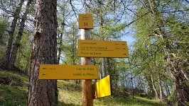 © bessans-rSignalétique sur le sentier de randonnée pédestre : le Lac de Soliet et vallée du Ribonandonnee-lac-soliet - OT Haute Maurienne Vanoise / Bénédicte Filliol