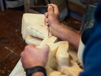 © Le Chapoteur, sculptor, in Bessans - F.Personnaz