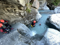 © Canyoning avec le Bureau des guides Bessans - Laurent Boniface