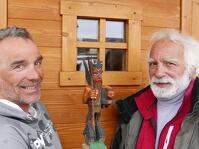 © Le Chapoteur, sculptor, in Bessans - Mélanie Grange