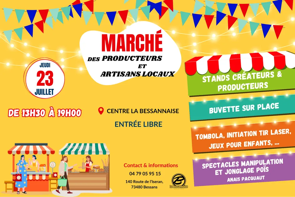 Marché des producteurs et artisans locaux_Bessans