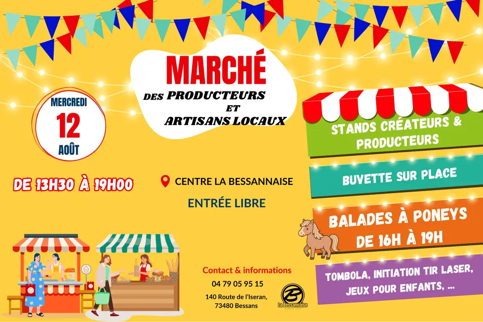 Marché des producteurs et artisans locaux_Bessans